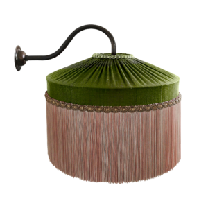 Silk Tiffany Wall Light – Forest Green