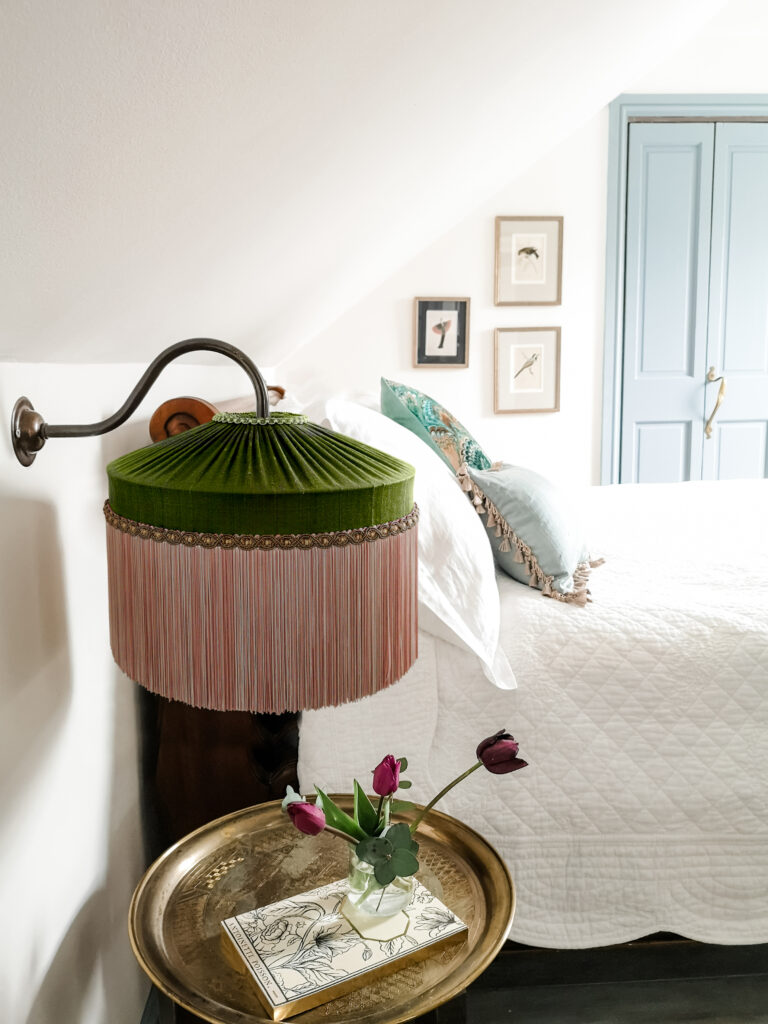 Featured image for “Silk Tiffany Wall Light - Forest Green”