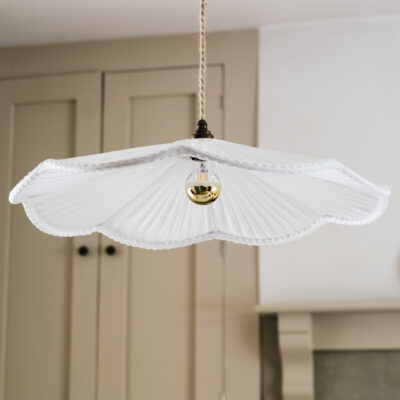 Ivory Scallop Shell Lampshade