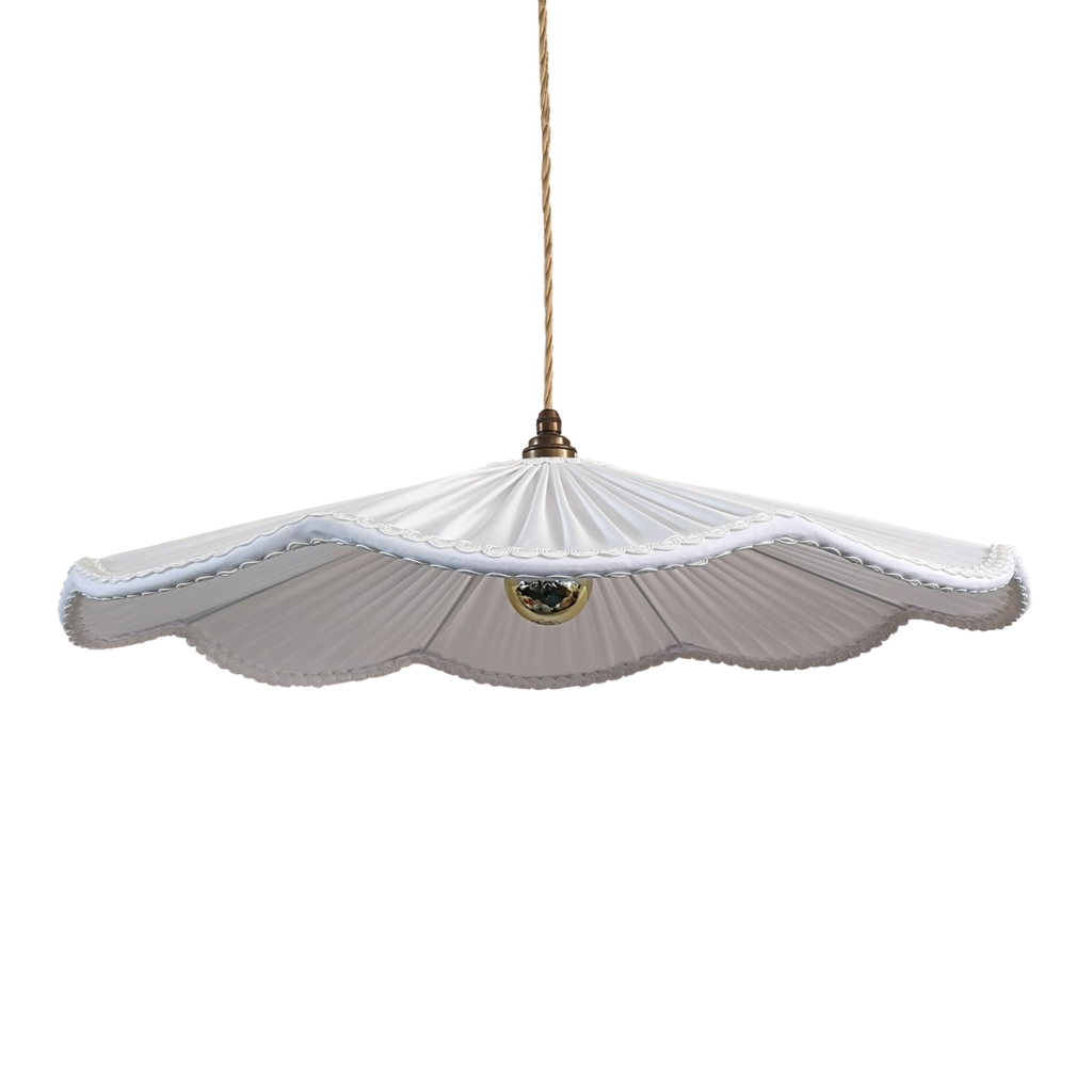 Ivory Scallop Shell Lampshade
