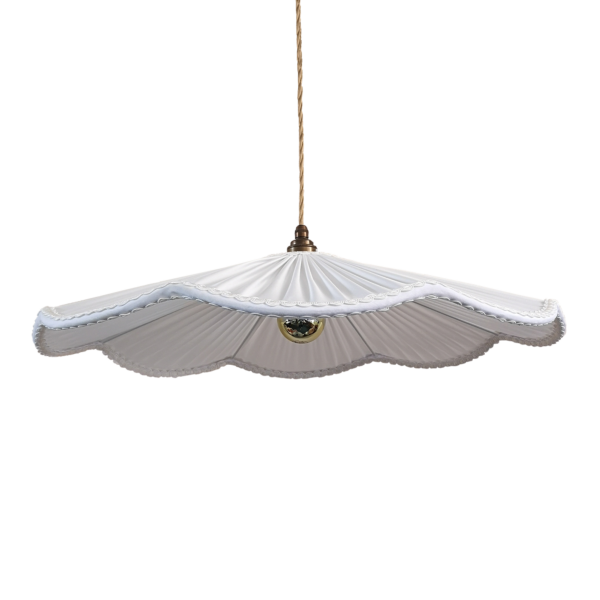 Ivory Scallop Shell Lampshade