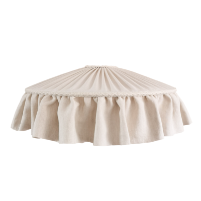 Almond Linen Ruffle-3