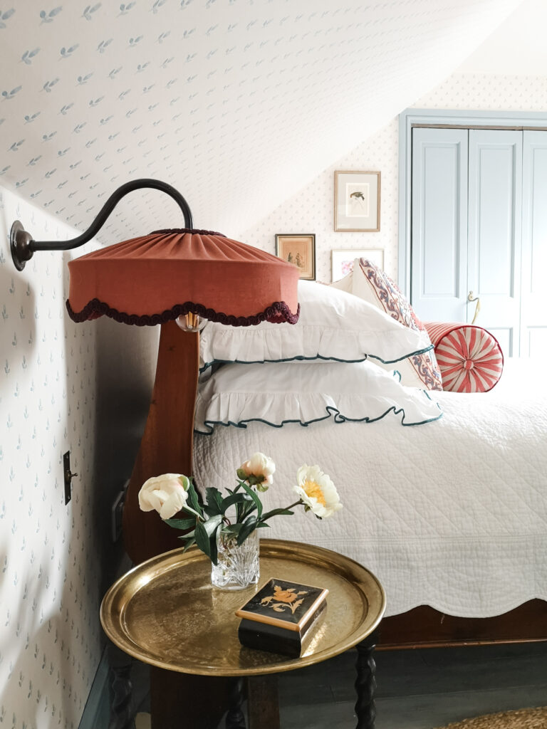Featured image for “Tiffany Wave Wall Light - Cinnamon Linen”