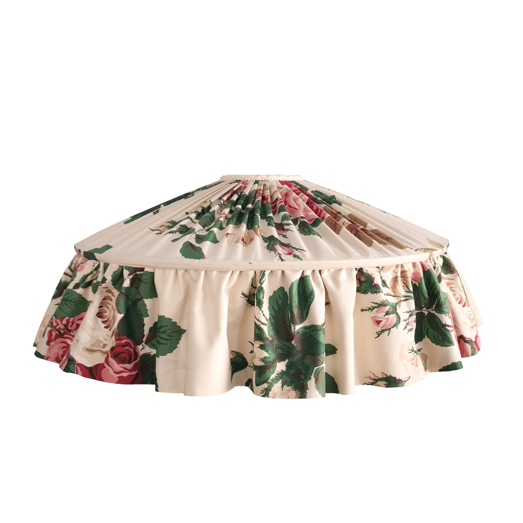 Nicholas Herbert Rose Chinz Tiffany Ruffle Lampshade - Beauvamp