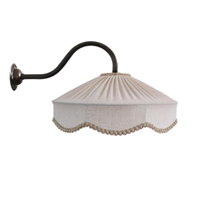 Tiffany Wave Wall Light – Almond Linen