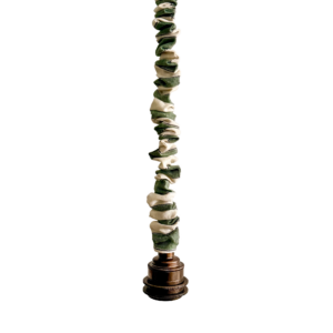 Ruffle Cord Pendant – Fern Green Tent Stripe