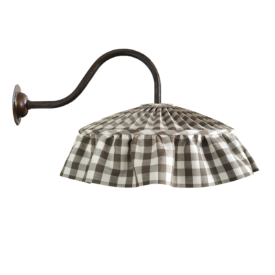 Tiffany Ruffle Wall Light - Sludge Check