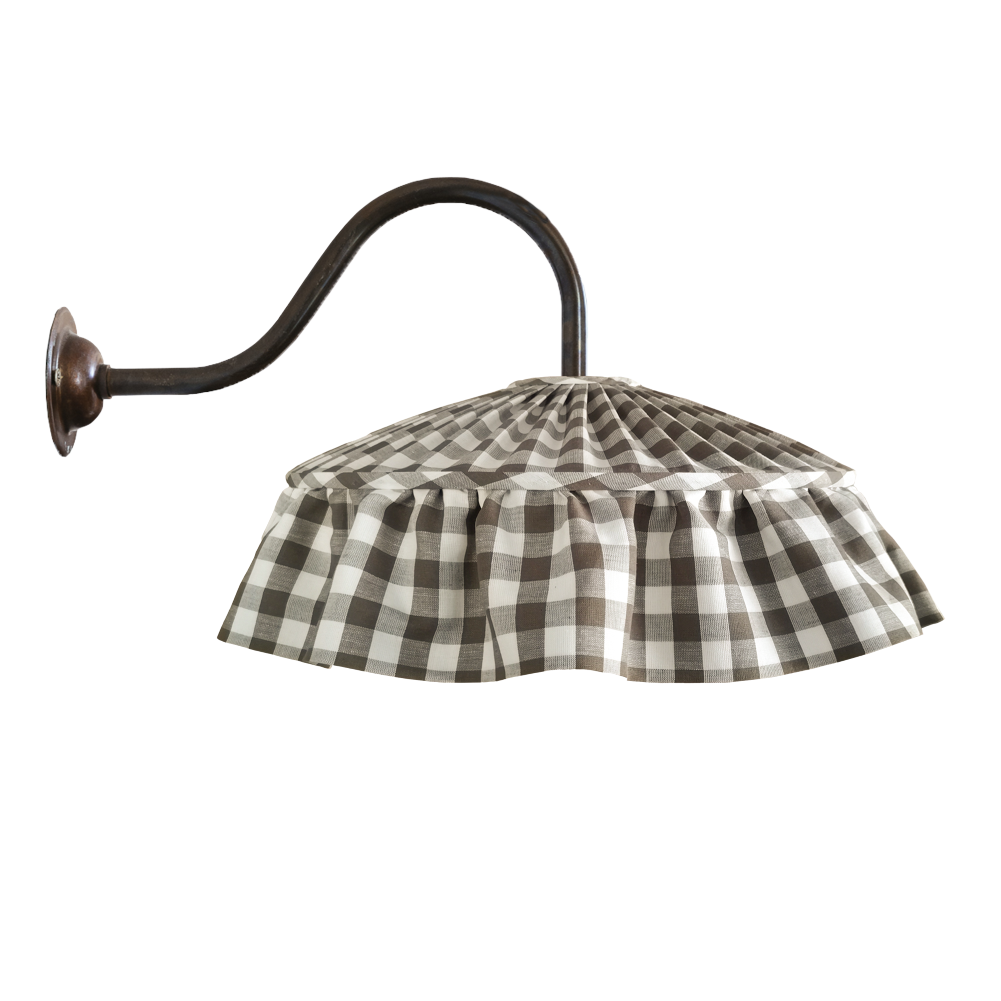 Tiffany Ruffle Wall Light - Sludge Check